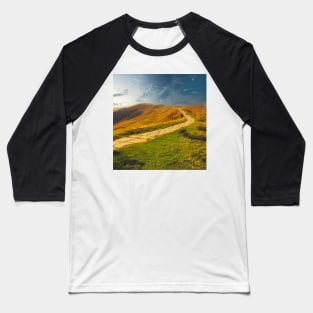 Mam Tor, Peak District, UK Baseball T-Shirt